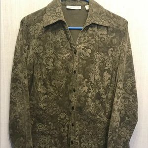 Coldwater Creek Women’s Button Up Shirt 10-12 B021